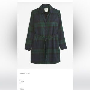 Abercrombie & Fitch Flannel Shirt Dress